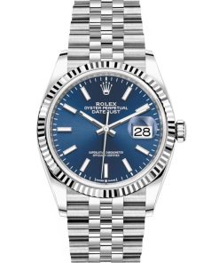 ROLEX DATEJUST 36 126234 BLUE INDEX