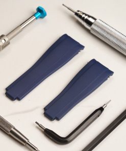 Rolex Curved End 20mm - Dark Blue