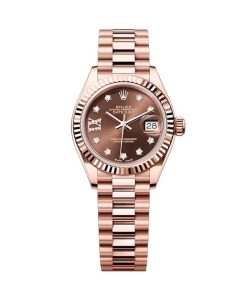 ROLEX LAYDY DATEJUST 28 279175 CHOCOLATE