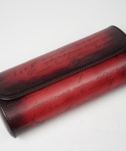 Galata Parchment Patina Red Watch Roll