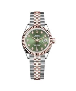 ROLEX LADY DATEJUST 28 279171 OLIVE GREEN
