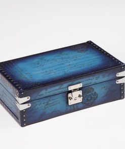 PETRA WATCH CASE - PARCHMENT BLUE For 8 Watches