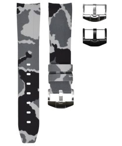 Rolex Rubber 20mm - Snow Camo