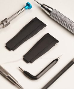 Rolex Curved End 20mm - Black