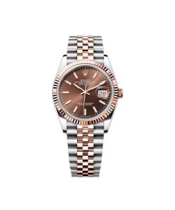 ROLEX DATEJUST 36 126231 CHOCOLATE INDEX